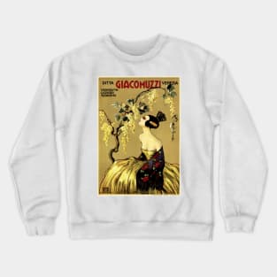 GIACOMUZZI Italian Liqueur Syrup Aperitif Vintage Art Nouveau Crewneck Sweatshirt